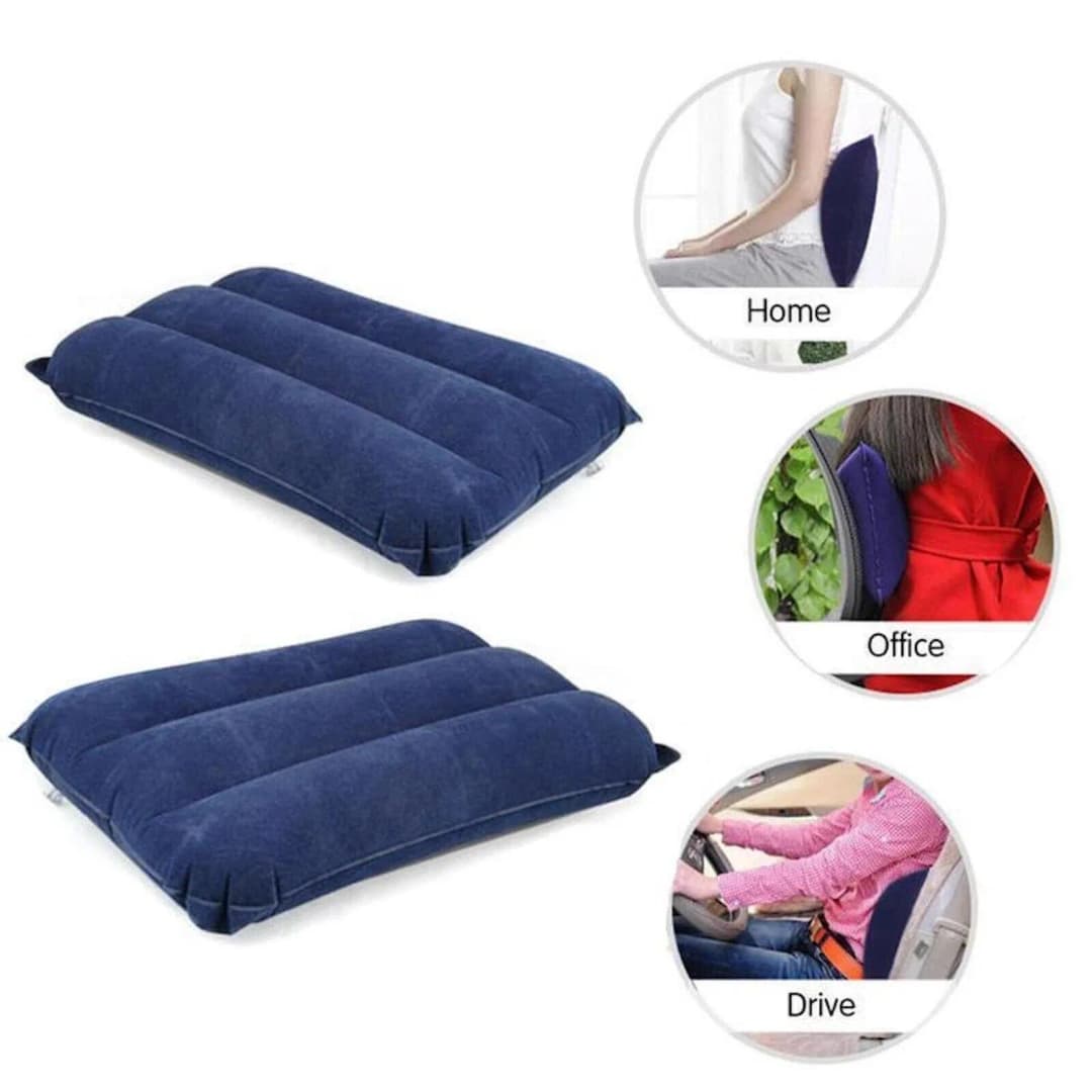 Intex Air Pillow, Soft Comfortable Air Inflatable Travel Pillow, Air Cushion Sleeping Bag thumbnail 6