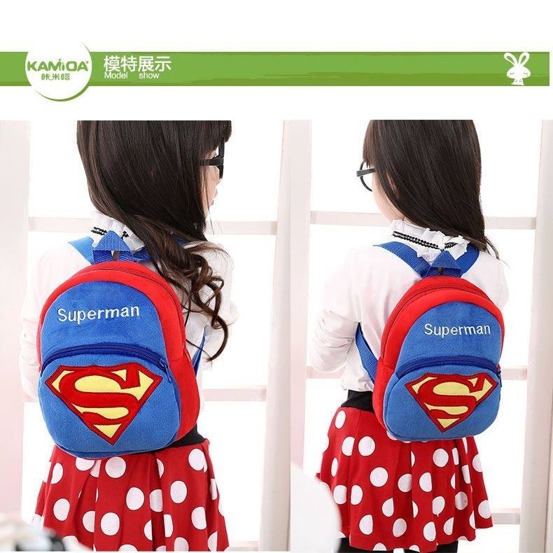 Superman Kids Cartoon Backpack | Baby School Bag for Boys & Girls 2-8 Years thumbnail 5