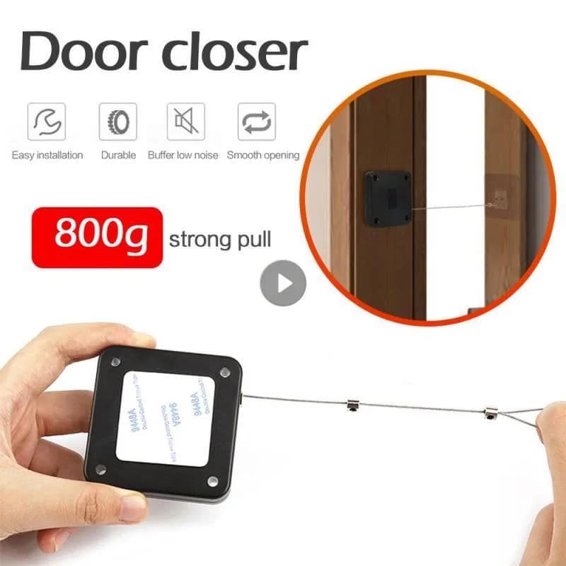 Automatic Anti-Punching Door Closer, Multifunctional Automatic Door Closer, Automatically Self Closing Door thumbnail 3