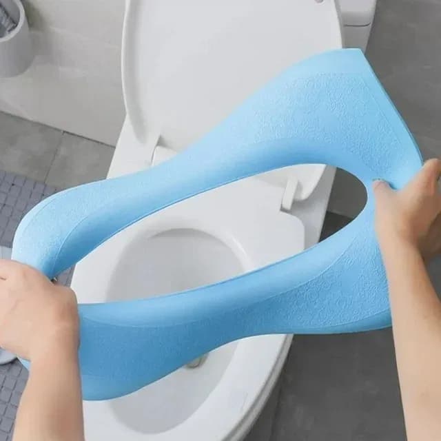 Commode Cover, Bathroom Toilet Seat Covers, Toilet Seat Cushion Cover, Soft Bathroom Thicker Toilet Seat Cover Pad thumbnail 5