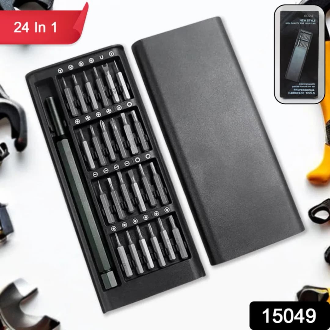 24 in 1 Precision Screwdriver Set with Magnetic Driver – Jiffix Pocket Manual Repair Tool Kit thumbnail 5