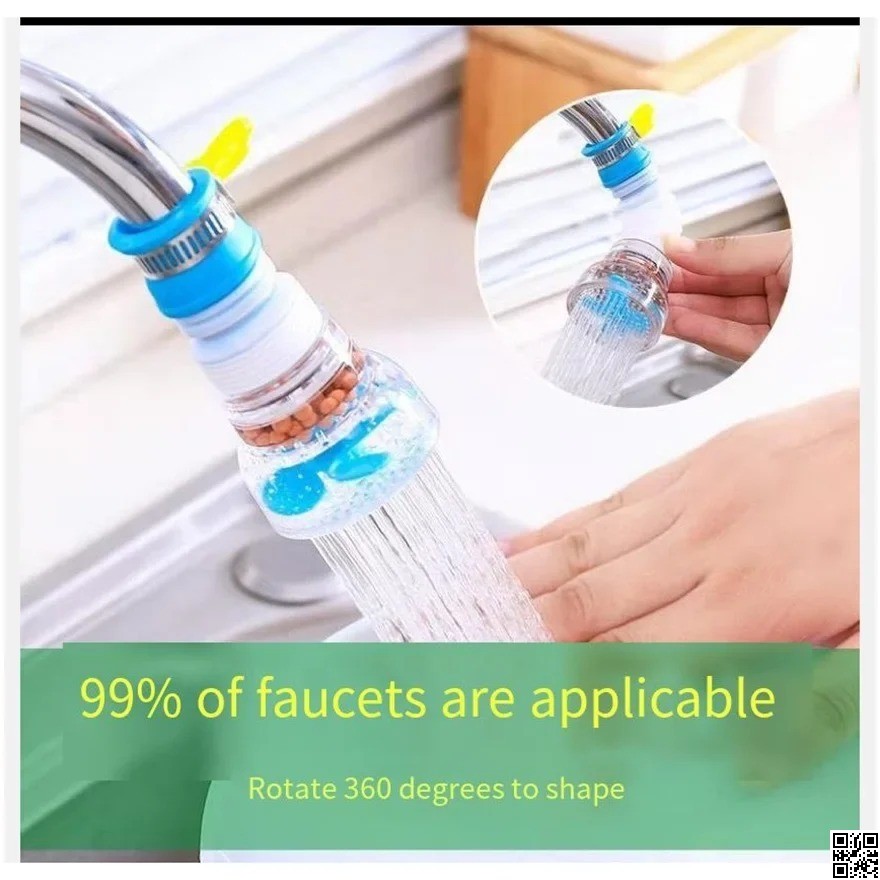 360° Water Filter Faucet Extender – Flexible Tap Sprayer & Water Saver thumbnail 4