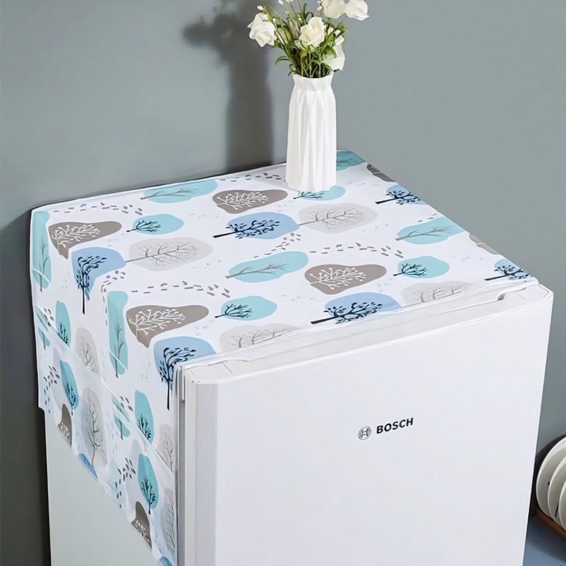Freeze cover 130cm, Refrigerator Dust Proof Cover, Fridge Top Cloth thumbnail 5