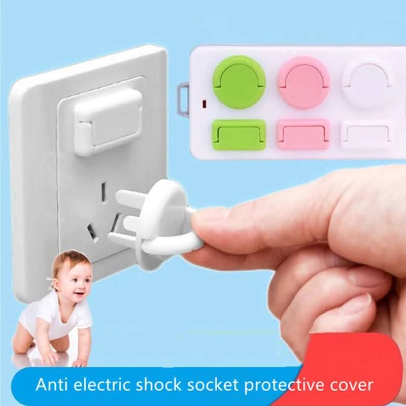 10pcs Baby Safety Electrical Socket Cover Set | 2 Pin & 3 Pin Plug Protector | Multiplug Safety Guard Bangladesh