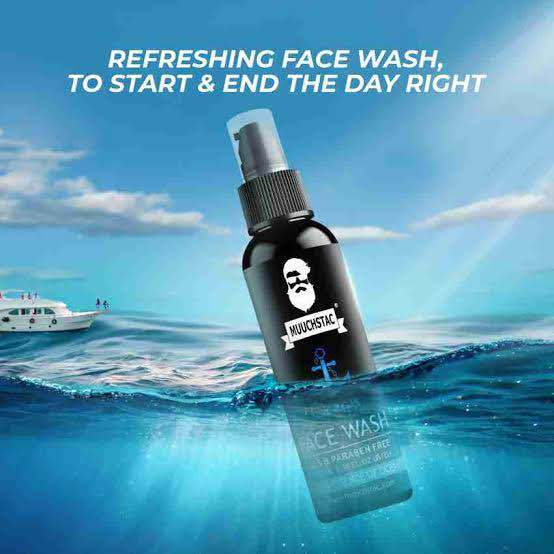 Muuchstac Ocean Face Wash for Men (100ml) - Anti-Acne & Oil Control Cleanser thumbnail 6