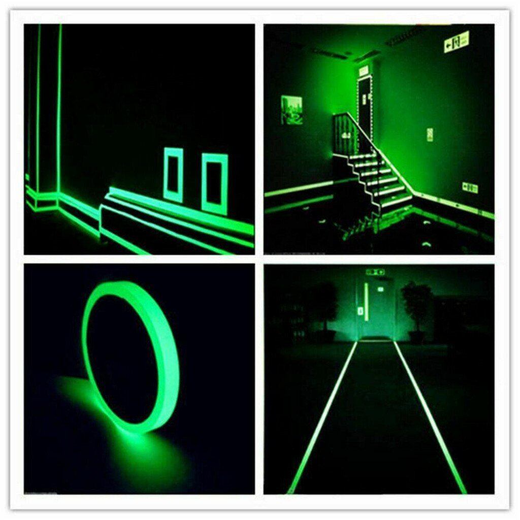 Self-Adhesive Luminous Glow Radium Tape - Multi-purpose Night Warning Sticker thumbnail 3