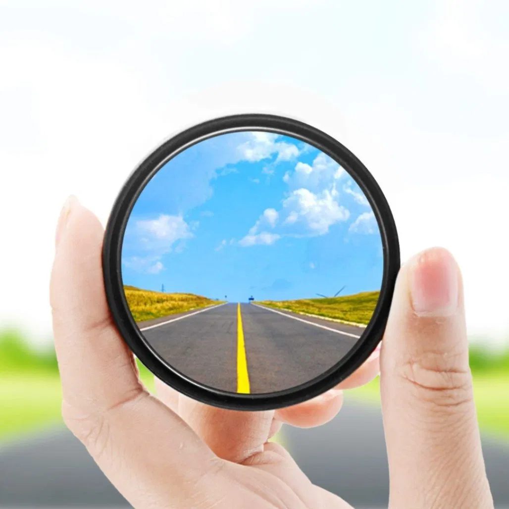2pis Blind spot Mirror 360 Wide Angle Round HD Convex Mirror Car Vehicle Side Blind Spot Mirror, Wide Rear View Mirror Small Round Mirror thumbnail 6
