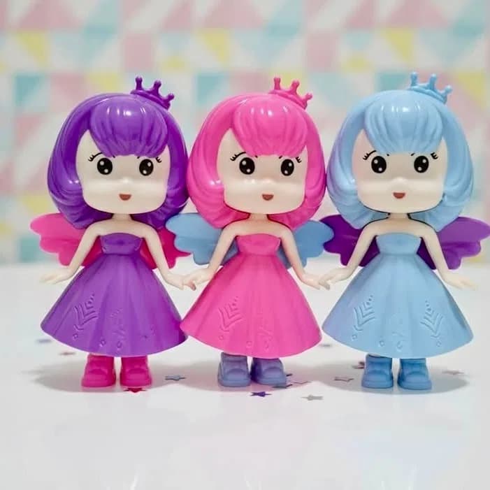 3 pcs Barbie Doll, 3 piece barbie Doll set play with new friend toy