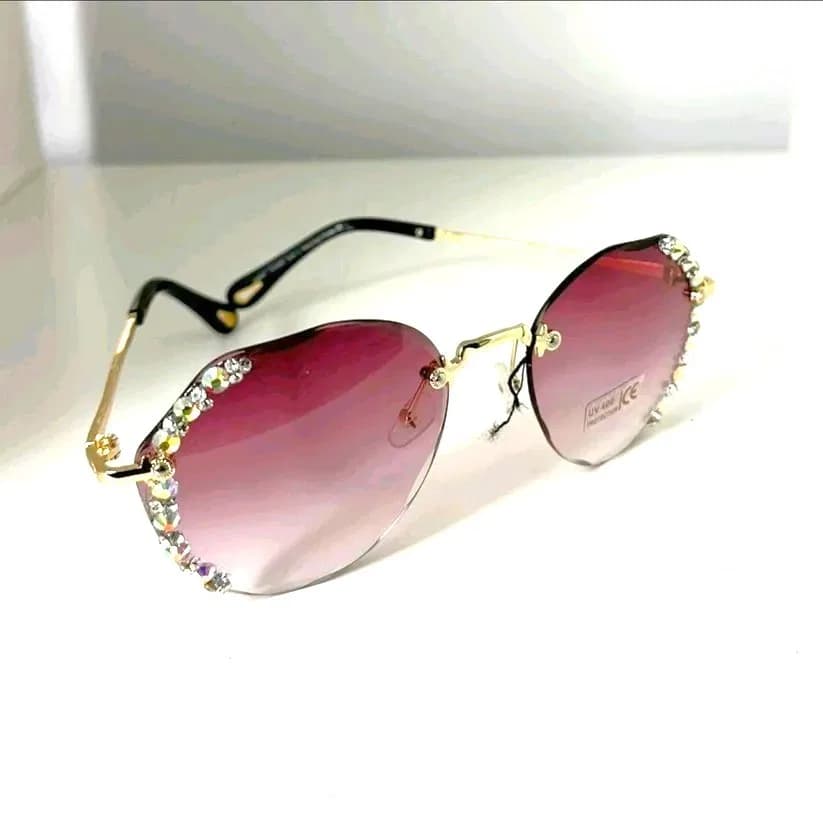 Rhinestone Women Luxury Brand Designer Female Sunglass, Ladies Sunglasses, Womens Sunglasses thumbnail 4