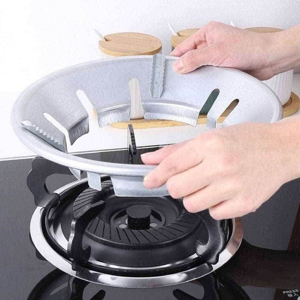 Energy Saving Gas Stove Cover, Energy Saving Gas Stove Cover Windproof Disk Windshield Bracket thumbnail 3