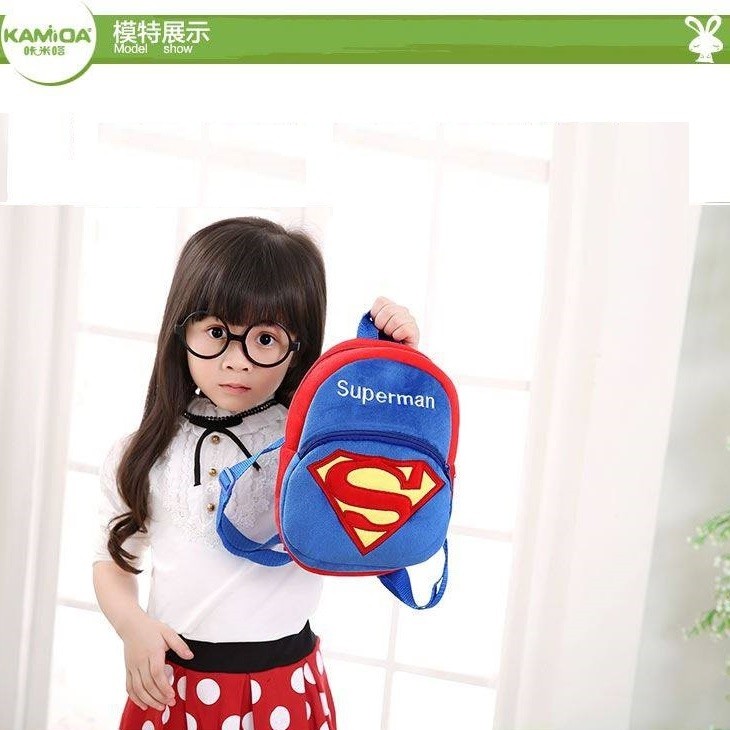 Superman Kids Cartoon Backpack | Baby School Bag for Boys & Girls 2-8 Years thumbnail 2