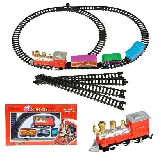 Mini Express Battery-Operated Train Set for Kids thumbnail 4