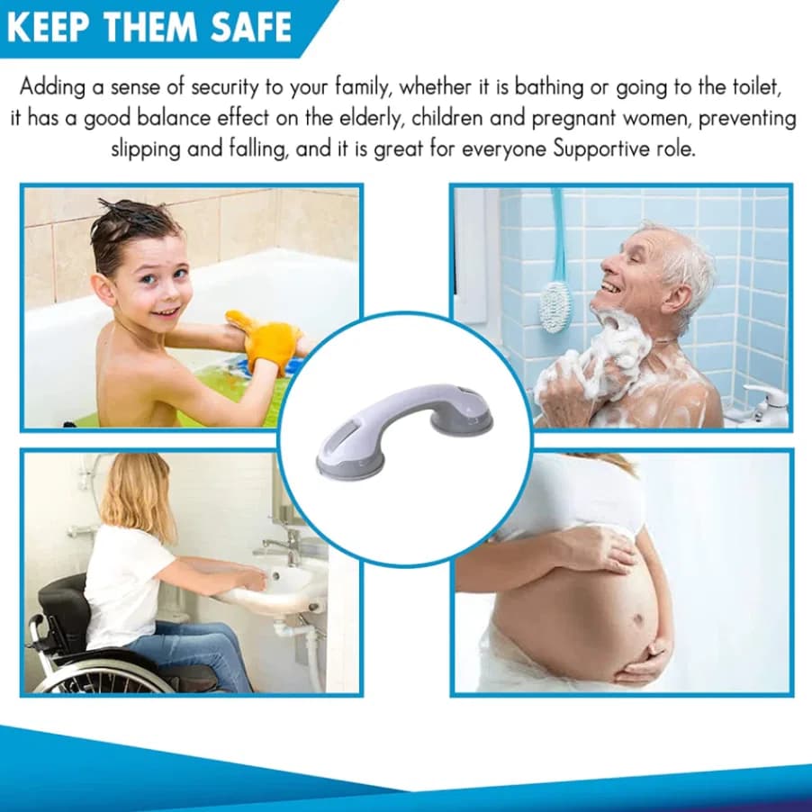 Helping Handle Bathroom Strong Suction Cup thumbnail 2