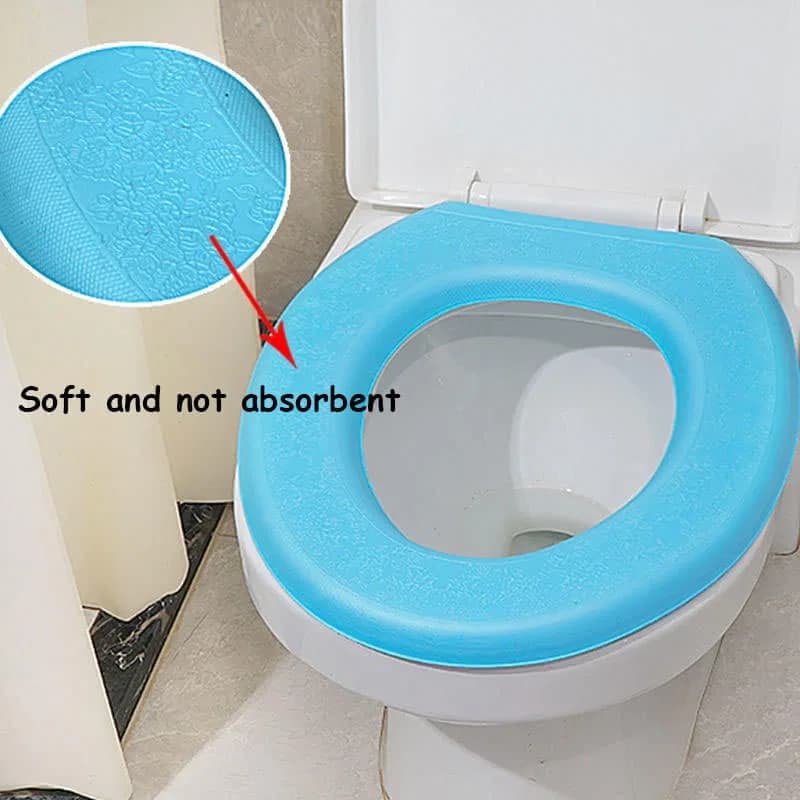 Commode Cover, Bathroom Toilet Seat Covers, Toilet Seat Cushion Cover, Soft Bathroom Thicker Toilet Seat Cover Pad thumbnail 4
