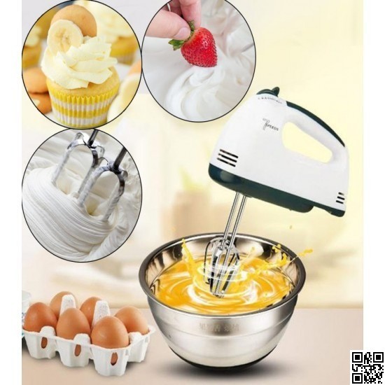 Super Hand Mixer & Egg Beater – 7 Speed Electric Cake & Cream Mixer thumbnail 3
