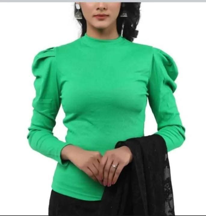 Crop Top Full Sleeve Blouse for Women | Stylish & Comfortable Saree Blouse thumbnail 6
