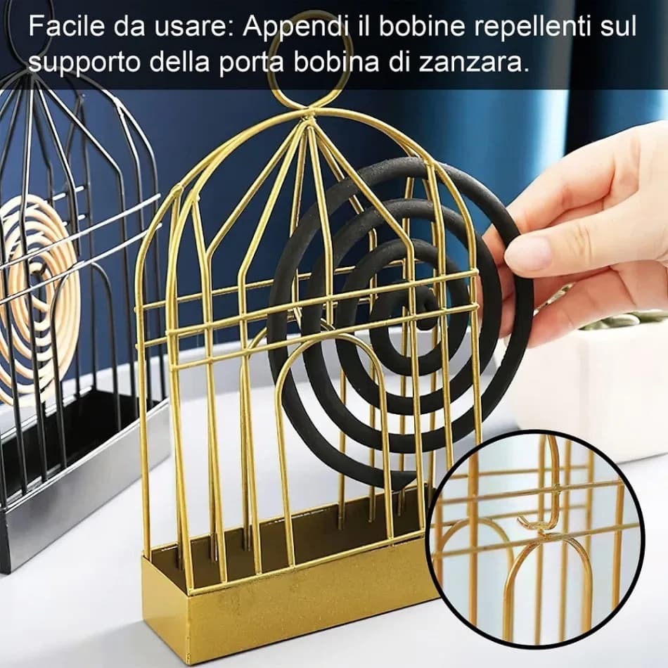 Mosquito Coil Stand – Decorative Mosquito Coil Holder thumbnail 3