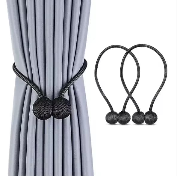 Magnetic Curtain Buckle, Modern Curtain Holder, Multicolor Decoration, Living Room Accessories - 1 Pair thumbnail 7