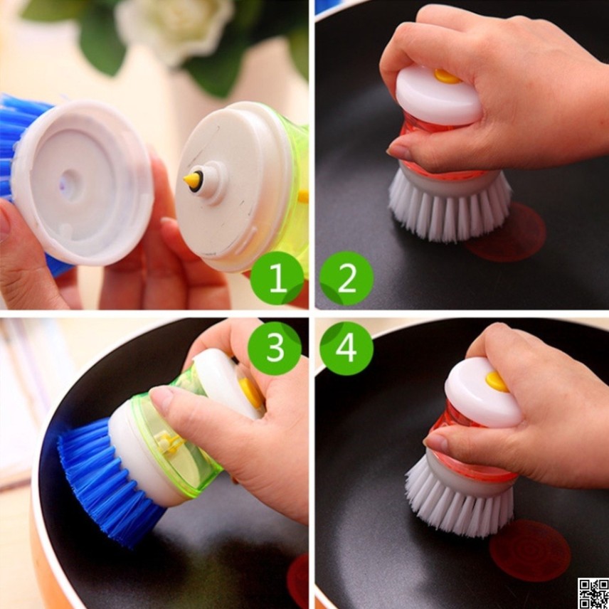 Kitchen Cleaning Dish Brush – Hydraulic Pressure Scrubber for Easy Cleaning