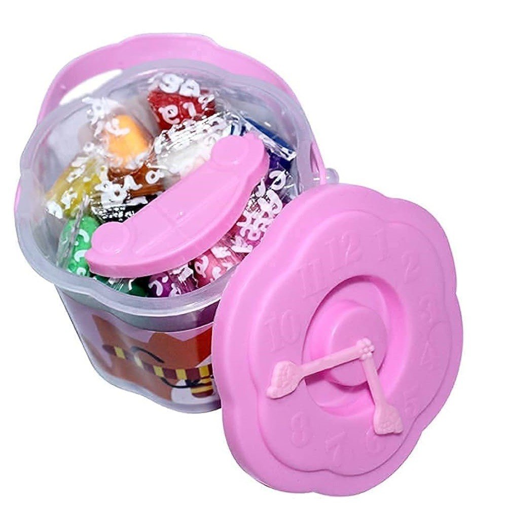Kids Modeling Clay Bucket 12pcs – Soft Light Air Dry Clay Set for Art & Craft thumbnail 2