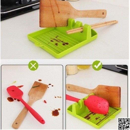 Kitchen Spoon Holder – 4 Slot Utensil Rest thumbnail 4