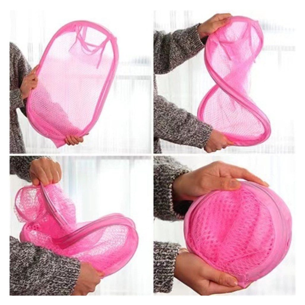 Foldable Laundry Basket, Pop Up Dirty Clothes Storage Bag Washing Laundry Basket Bag Bin, Washing Bag thumbnail 5