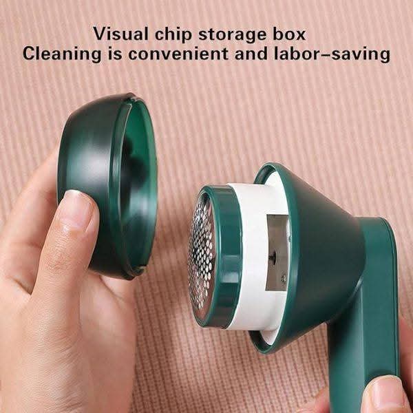 Rechargeable Electric Lint Remover Fabric Shaver – Portable Wool Fuzz Remover, Clothes Defuzzer Machine with 5 Blade System thumbnail 2