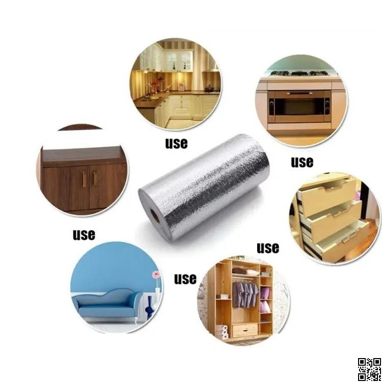 Kitchen Oil Resistant Sticker – Aluminum Foil Oil-Proof Self Adhesive Wall Sticker thumbnail 2