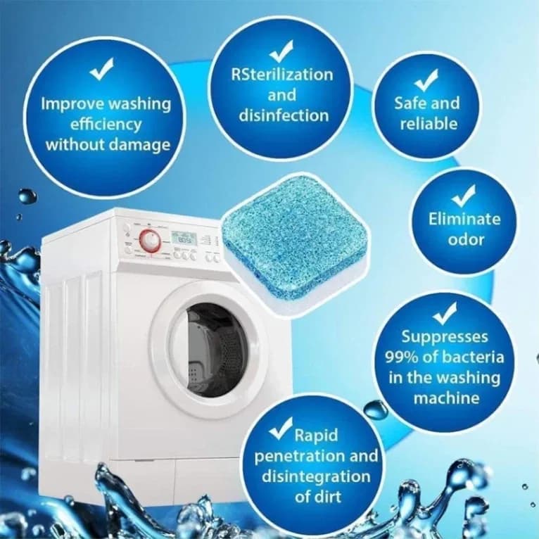 12Pcs Washing Machine Tank Cleaner Tablet thumbnail 6