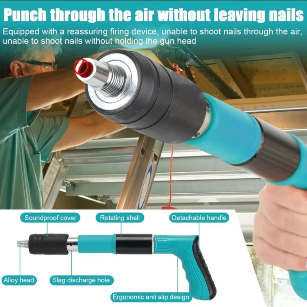 101-in-1 Manual Steel Nail Gun Set, Woodworking and Decoration Integrated Nail Shooter, Concrete Nail Gun Kit thumbnail 5