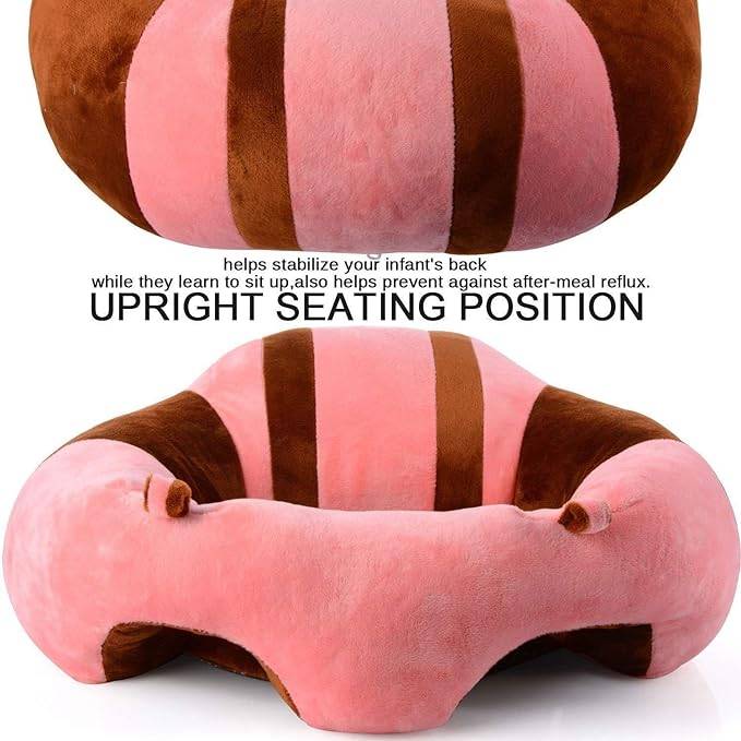 Baby sofa, Baby Support Seat Plush Soft Baby, Newborn Baby Support Seat thumbnail 4
