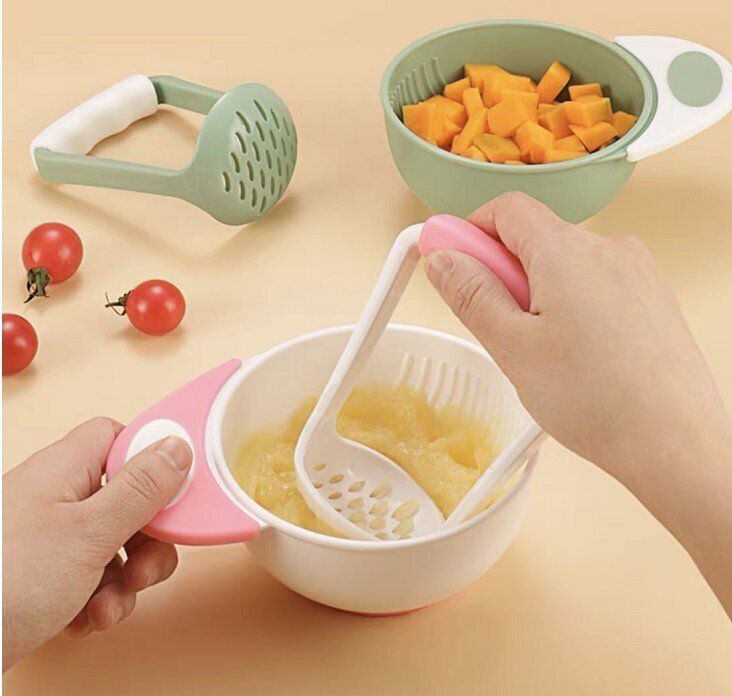 Baby Food Mash Bowl with Grinder | BPA Free Baby Food Grinding Bowl thumbnail 4