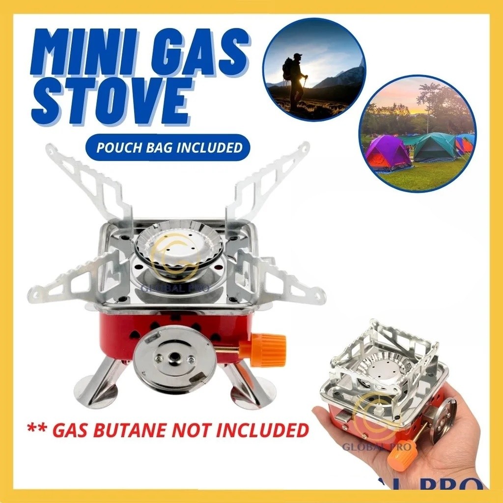 Portable Card Type Butane Gas Stove Burner – Compact Camping & Outdoor Cooker