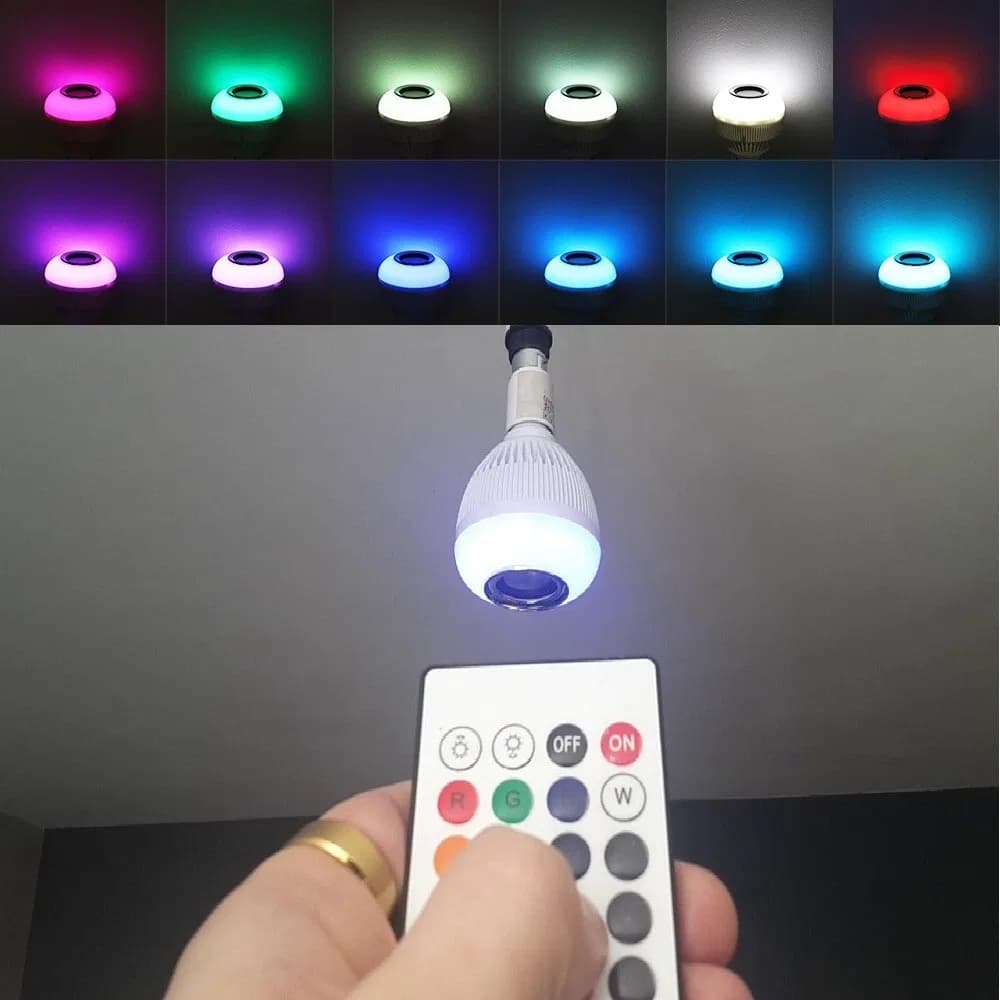 Remote Control Bluetooth Speaker Music Bulb thumbnail 3