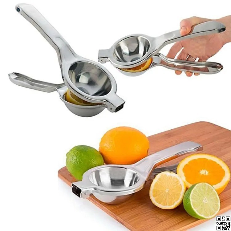 Stainless Steel Lemon Squeezer – Manual Citrus Juicer Hand Press