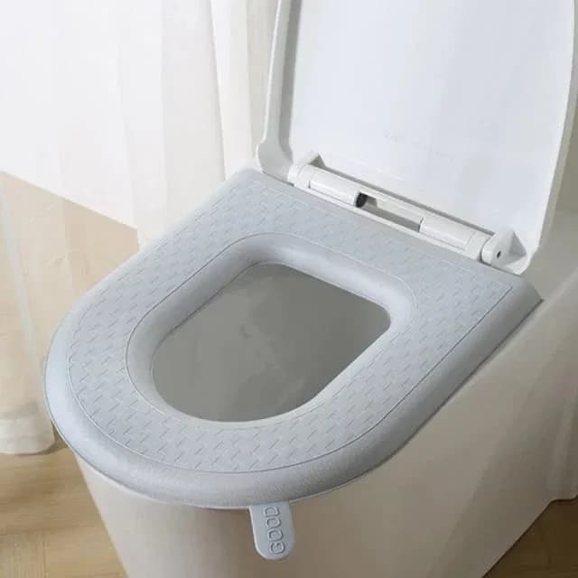 Commode Cover, Bathroom Toilet Seat Covers, Toilet Seat Cushion Cover, Soft Bathroom Thicker Toilet Seat Cover Pad thumbnail 6