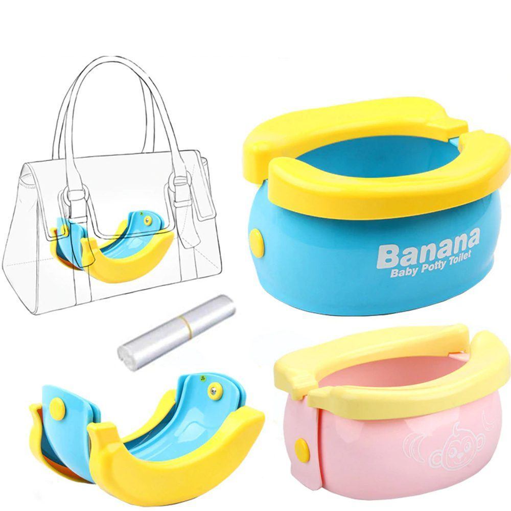 Banana Baby Potty Toilet | Portable Travel Toilet Seat for Kids thumbnail 3
