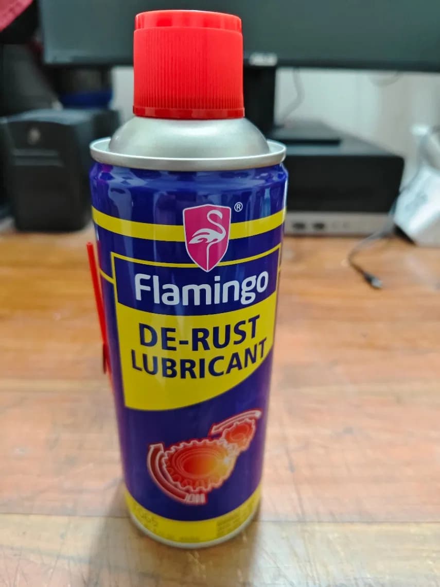 Flamingo De-Rust Lubricant F065 - 450ml, Anti-Rust Lubricant Quick Cleaning Rust Inhibitor Spray Rust Spray Rust Remover Car Home Cleaning Supplies thumbnail 3