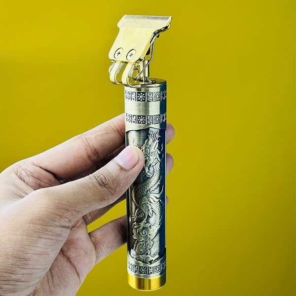 Vintage T9 Trimmer Professional Hair Clipper USB Rechargeable Beard Trimmer Hair Cutting Machine thumbnail 5