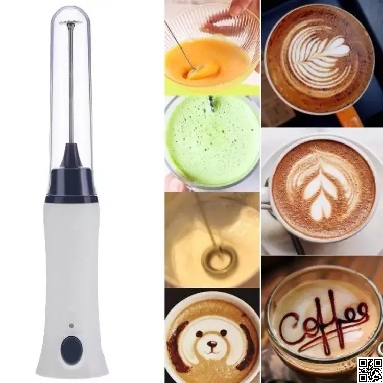 Rechargeable Hand Liquid Mixer Foamer – Coffee, Cappuccino & Milk Frother thumbnail 4