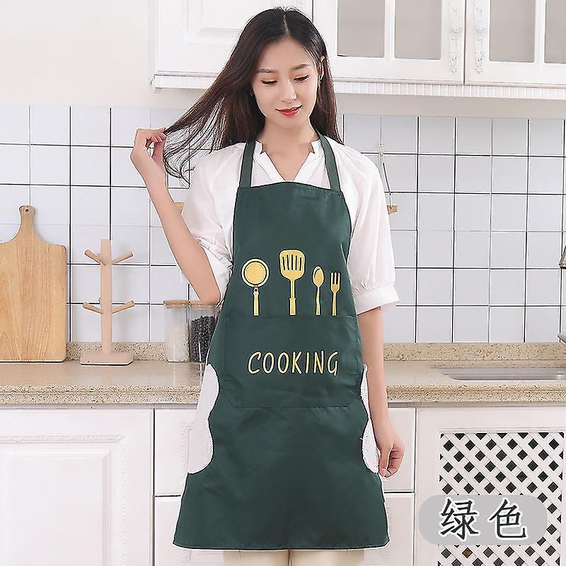 Kitchen Cooking Apron – Waterproof & Anti-Oil Polyester Apron for Home & Restaurant Use thumbnail 3