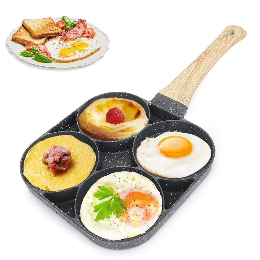 Breakfast Frying Pan, Nonstick Egg Frying Pan, 4-in-1 Nonstick Pan, Cooking Fry Pan for Breakfast thumbnail 3