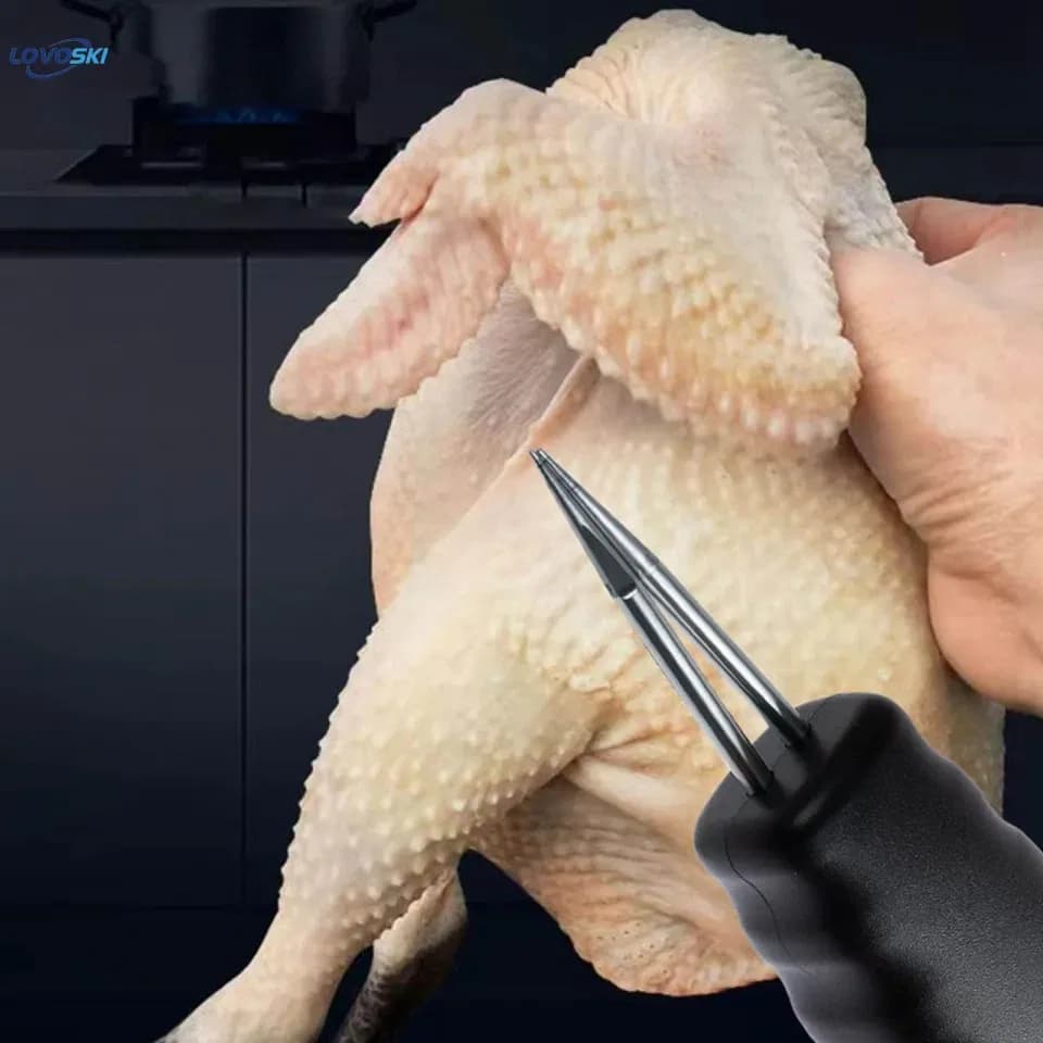 Handheld Chicken Plucker, Rechargeable Electric Poultry Plucker, Portable Feather Plucking Machine, Electric Feather Removal for Chicken Duck Goose Bird Turkey Poultry thumbnail 5