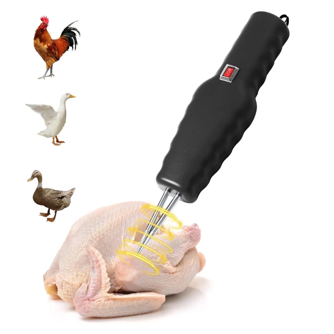 Handheld Chicken Plucker, Rechargeable Electric Poultry Plucker, Portable Feather Plucking Machine, Electric Feather Removal for Chicken Duck Goose Bird Turkey Poultry thumbnail 2