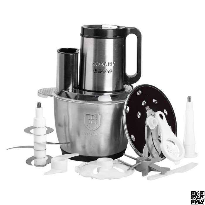 Sokany 6 in 1 Wonder Chopper 3L – 800W Multifunction Electric Food Processor thumbnail 3