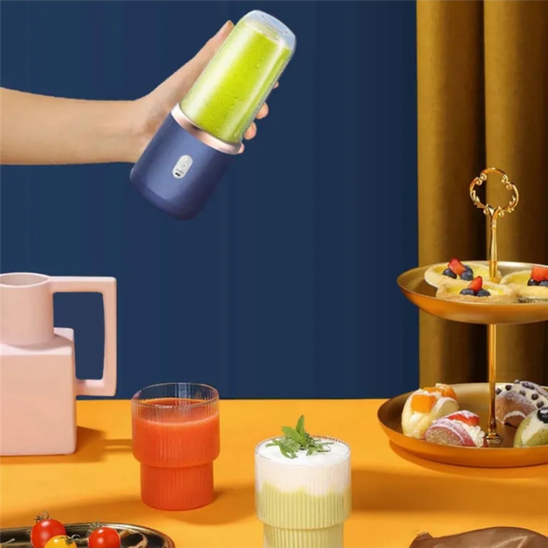 Small Portable Multifunctional Rechargeable Juicer 400ml with Extra Cup, Small Portable Juicer thumbnail 8