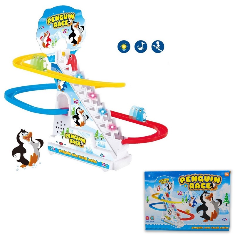 Cubbly Penguins Track Series Toy with Music & Light | Penguin Go Racer Track Toy for Toddlers thumbnail 2