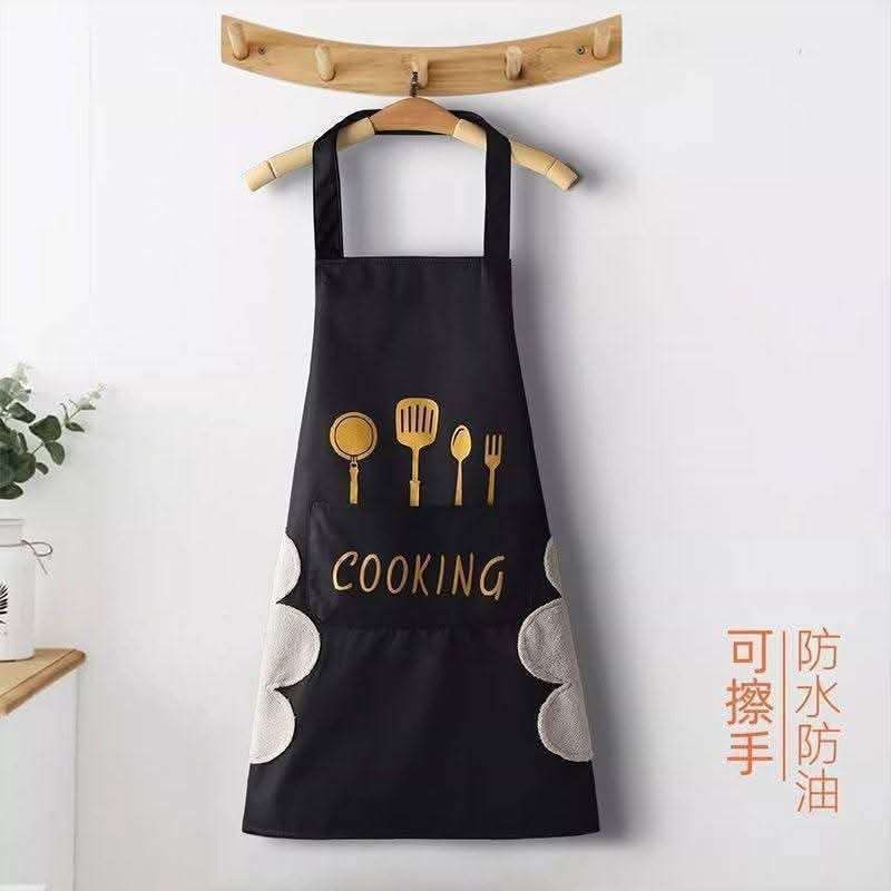 Kitchen Cooking Apron – Waterproof & Anti-Oil Polyester Apron for Home & Restaurant Use thumbnail 6