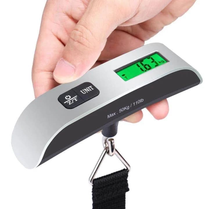 LCD Electronic Luggage Scale – Portable 50kg Digital Hanging Scale thumbnail 2