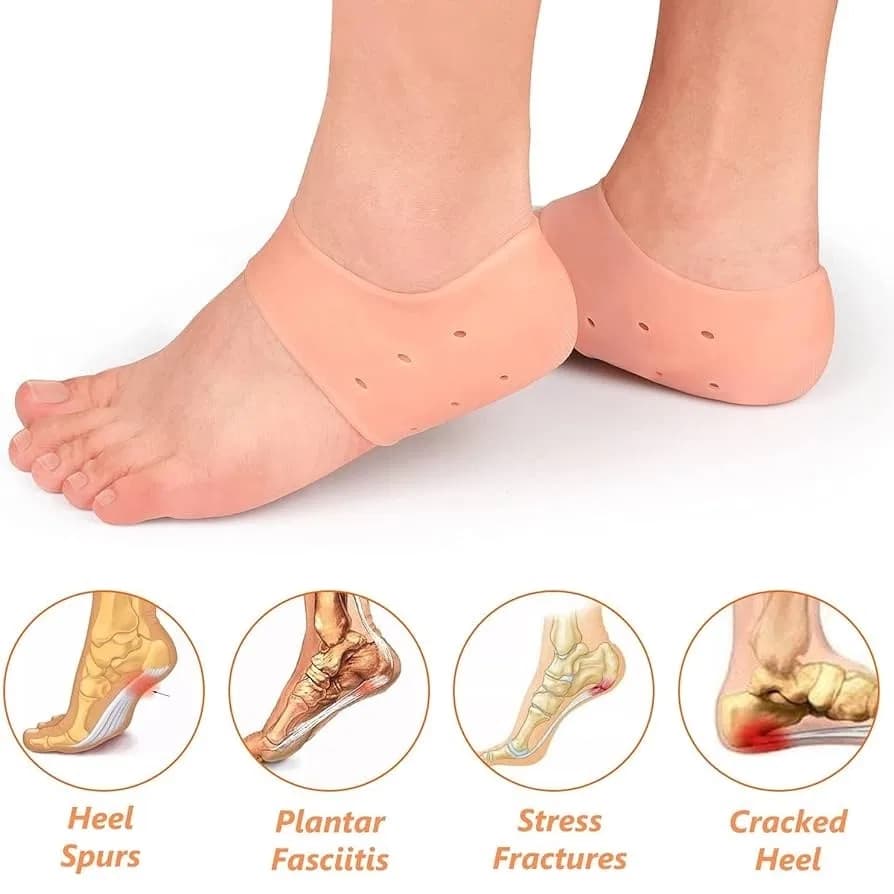 Silicone Heel Anti-Crack Set for men and women thumbnail 4